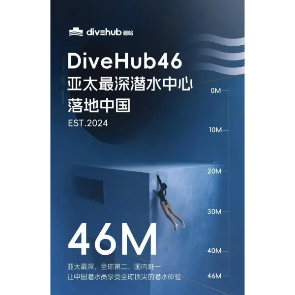 Blueway fornece soluções de controle climático para DiveHub, o centro de mergulho indoor mais profundo da Ásia-Pacífico